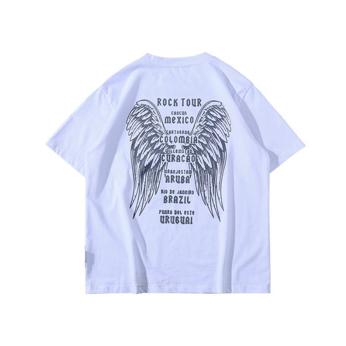 Boys' Summer Short-Sleeve T-Shirt, Pure Cotton, 2026 New Style, Big Kids' Summer Wear, Black Half-Sleeve, Thin Style, Trendy Children'S Fashion Brand - Image 1