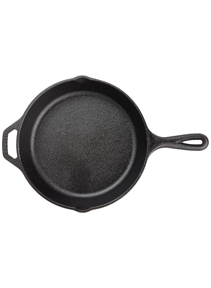 Lodge  Wildlife Series-10.25" Cast Iron Skillet with Deer Scene, 10.25", Black - Image 1