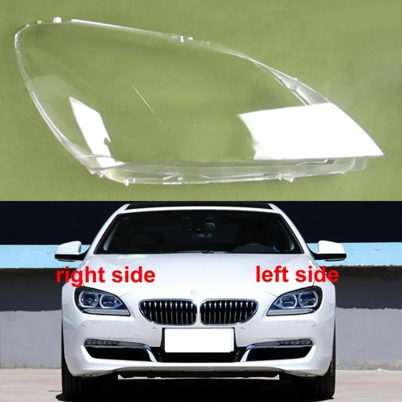 Generic left+right 2PC Car Headlamp Shell Transparent Headlight Cover Lens,For BMW 6 Series F06 F12 M6 630 640 650 2010-2017  - Image 2