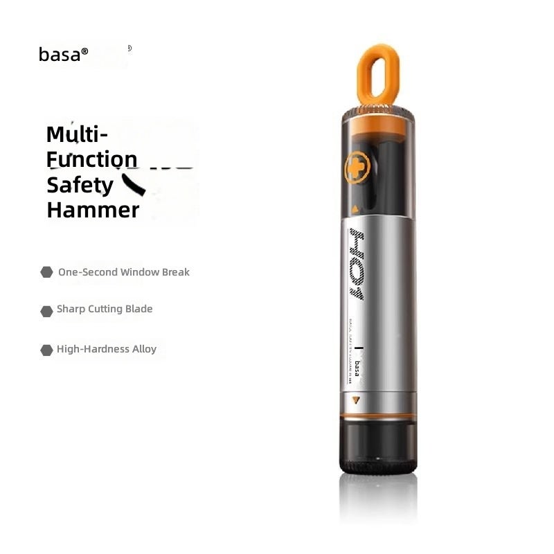 Basa مفتاح كسر نوافذ السيارات BASA - مطرقة أمان متعددة الوظائف مع قاطع للخروج في حالات الطوارئ - Image 2