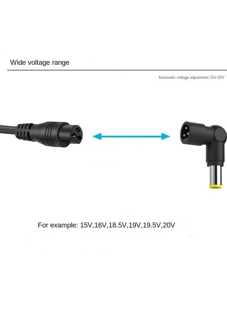 Green Tiger 65w Universal Laptop Charger AC Adapter for Hp Dell Toshiba IBM Lenovo Acer Asus Samsung Sony Fujitsu Gateway Notebook Ultrabook with 5V 2.4A Fast Charging USB Port,15-20V auto-regulation., Black - Image 2