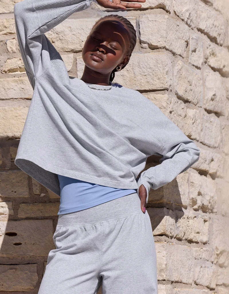 Aerie  OFFLINE By Aerie OG Crewneck Sweatshirt for Women | Best Price UAE
