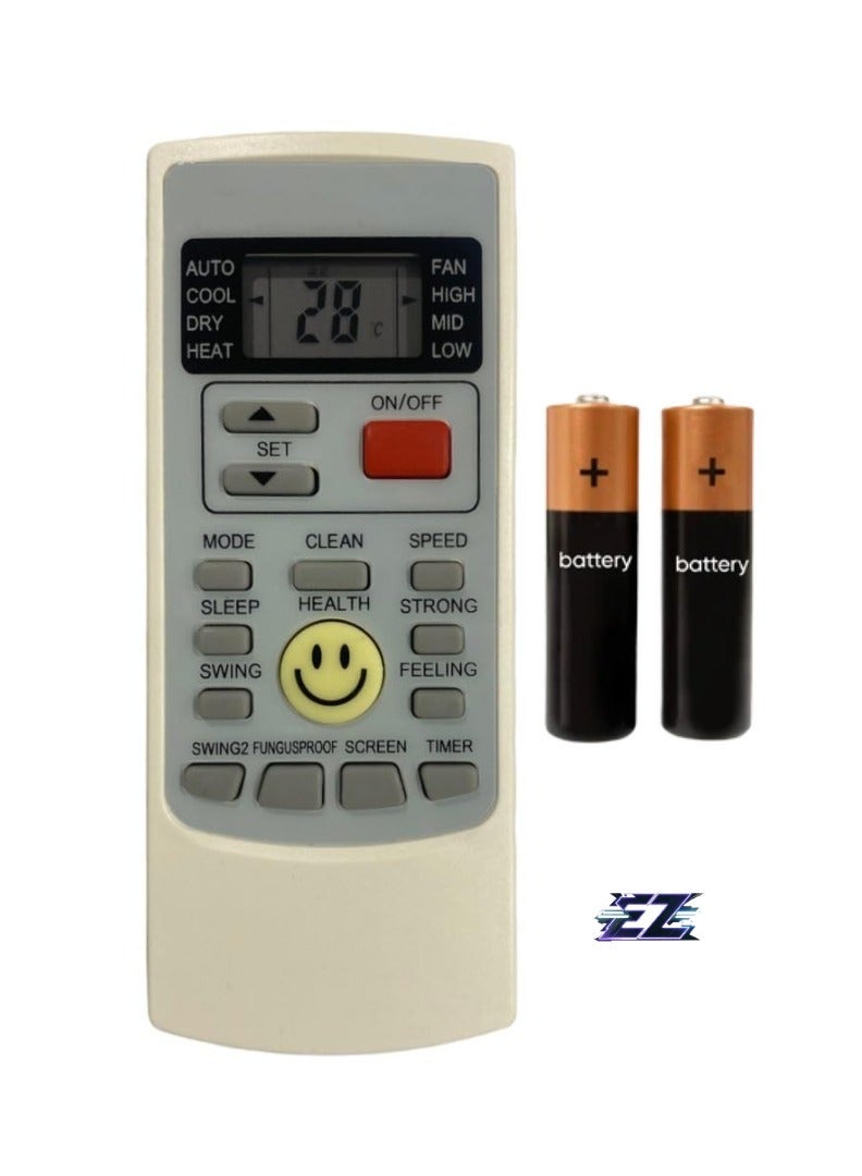 PopZa AC Remote No. 45A (No Backlight), Compatible/Replacement for Voltas AC Remote Control – Exact Match for Voltas Air Conditioners – Simple, Reliable, Full Functionality Restored - Image 1