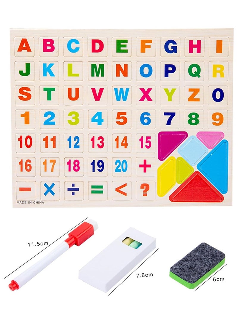 Soofam Easel for Kid，Wooden Art Easel，Wooden Chalkboard & Magnetic Whiteboard ，Storage Tray，Letters and Numbers Magnets and Other Accessories，Learning-Toy for 3,4,5,6,7,8 Years Old Boy & Girls - Image 4