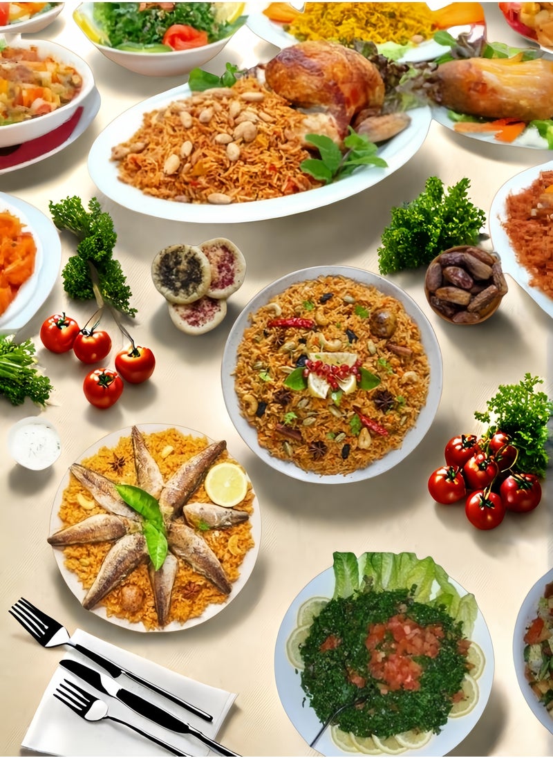 nihao 18 Piece High Quality Porcelain Dinner Set- Includes 6*10 inch Plates, 6*8 inch Plates, 6*4.5 Inch Vegetable Bowls, Ceramic Dinnerware Sets, Microwaveable and Freezer-Friendly/ Eco-Friendly and Food-Grade  - Image 5