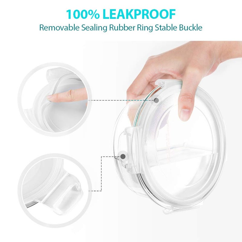 Bayco Glass Food Storage Containers, [24 Piece] Airtight Meal Prep Bento Boxes, Leak Proof (12 lids & 12 Containers) - White - Image 4
