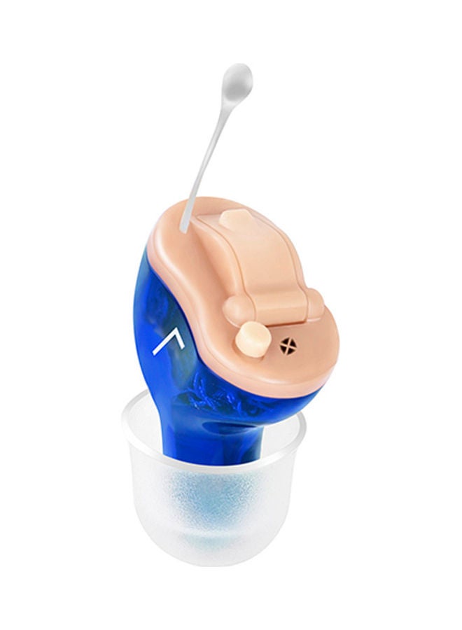 NIBEMINENT Mini Size Inner Ear Invisible Hearing Device CIC Digital Volume Adjustable Wireless Sound Amplifier Left Right Optional Blue - Image 1