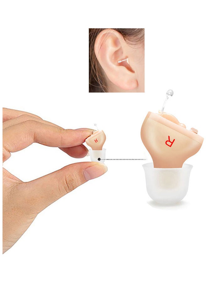 NIBEMINENT Mini Size Inner Ear Invisible Hearing Device CIC Digital Volume Adjustable Wireless Sound Amplifier Left Right Optional Blue - Image 5