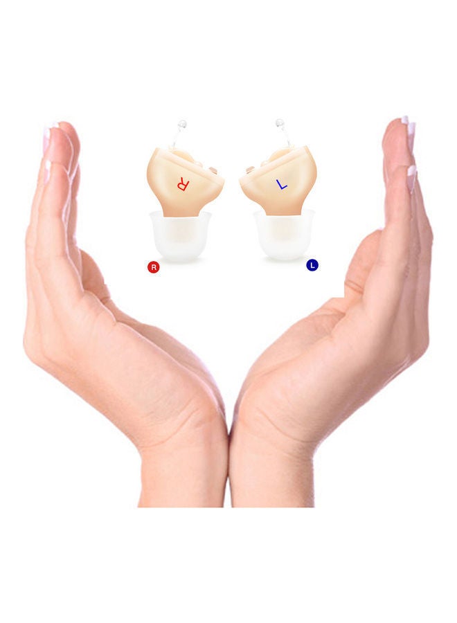 NIBEMINENT Mini Size Inner Ear Invisible Hearing Device CIC Digital Volume Adjustable Wireless Sound Amplifier Left Right Optional Blue - Image 2