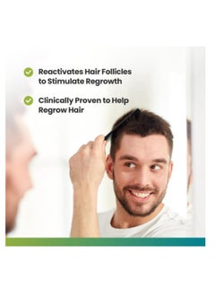 Regoxidine Regoxidine Men's 5% Minoxidil Foam & Topical - Helps Restore Vertex Hair Loss & Thinning Hair - Extra Strength Supports Hair Regrowth in Unscented Topical Aerosol Treatment (Foam, 3 Month's Supply)…  - Image 3