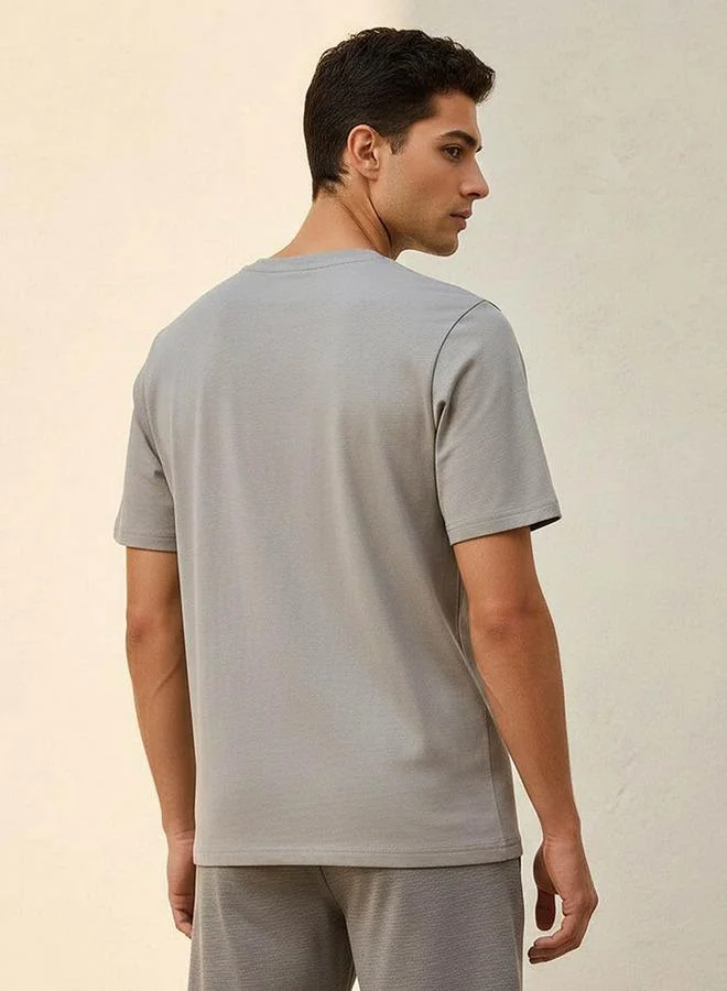 Kappa BEIGE Kappa Sports T-shirt for Men | Best Price UAE