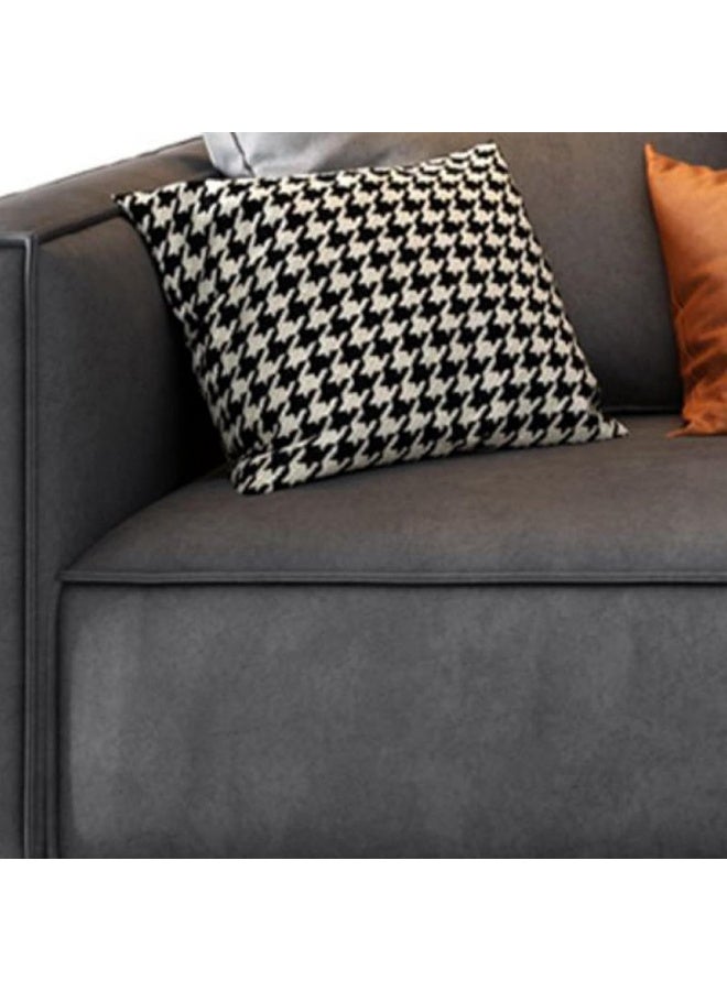 Generic Premium Leather Sofa With Built-in Back Support and Cozy Plush Pillows  Perfect for Your Living Room (Orange) - Image 3