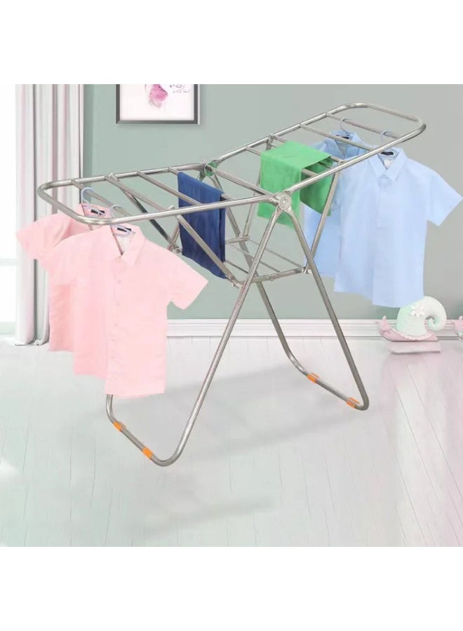 Heavy-Duty Stainless Steel Clothes Drying Rack - Image 4