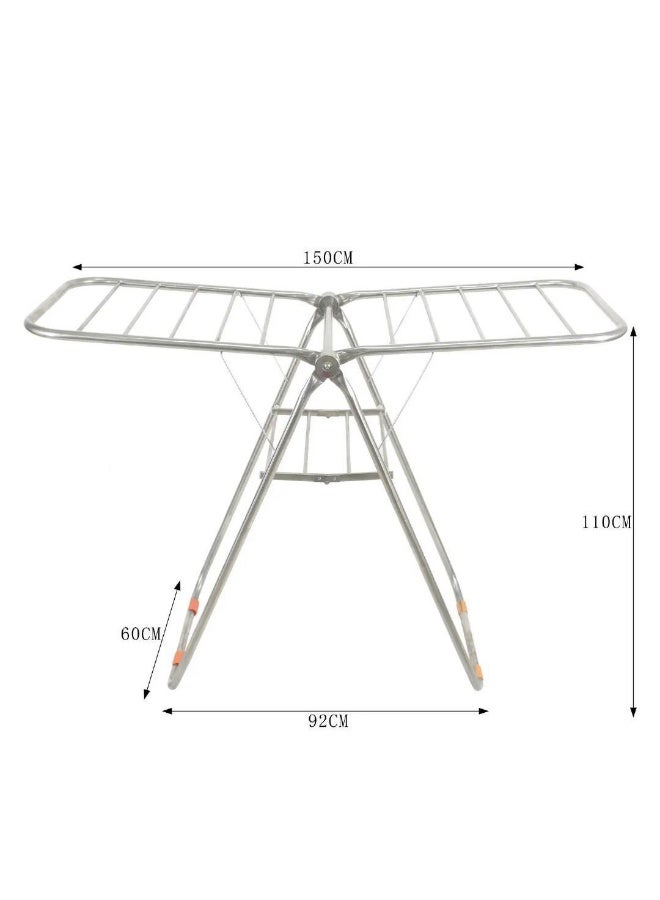Heavy-Duty Stainless Steel Clothes Drying Rack - Image 5
