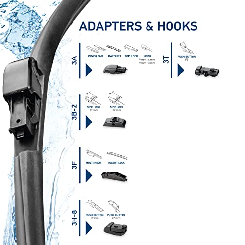 HELLA 358054141 CLEANTECH Wiper Blade, 14", Single, 1 Pack - Image 3