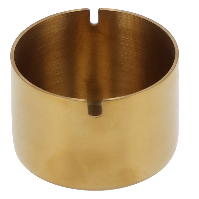 Metal Ashtray: 5-Inch Round Iron Material - Anti-Drop Durable Stylish Design Desktop Ashtray for Home Office Hotel Bar Restaurant Party - Image 3