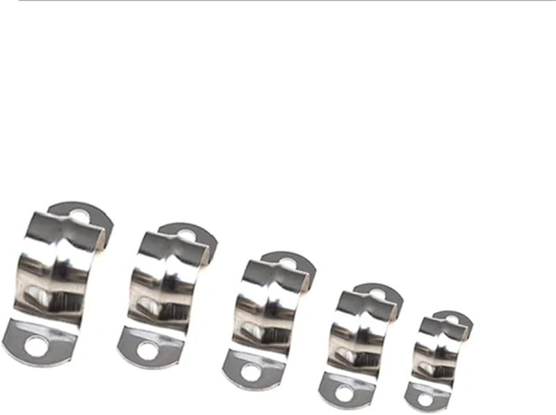 304 درجة من الفولاذ المقاوم للصدأ M5 مشابك قناة على شكل حرف U 150 قطعة بطاقة ركوب معززة - Image 4