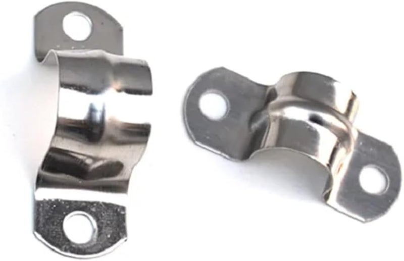 304 درجة من الفولاذ المقاوم للصدأ M5 مشابك قناة على شكل حرف U 150 قطعة بطاقة ركوب معززة - Image 3