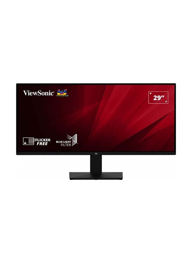 ViewSonic VA2932-MHD/ 29 Inch IPS Monitor/ WFHD (2560 X 1080)/ 75/ 4MS/ 3.5 Audio Out X 1/ HDMI 1.4 X 2/ Display Port X 1/ Black - Image 1