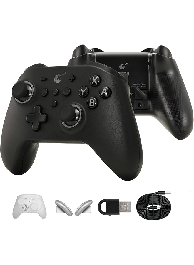 Gulikit Kk3 Pro Controller Kingkong 3 Pro Switch Controller (No Drift) For Switch/Pc/Android/Macos/Ios Hall Joysticks And Triggers Maglev/Rotor/Hd Vibration (Black) - Image 1