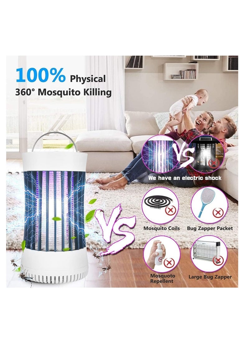 Bug Zapper, USB Rechargeable Indoor & Outdoor Mosquito Killer Trap Lamp Light with 2000mah Battery, Suction Fan, Electric Portable Mosquito Fly Zapper for Home, Camping, Gnats, Backyard, Patio - pzsku/ZA5F3CFF61A31C3381D67Z/45/_/1699452206/568e2e3f-41bb-41b4-a21f-b9faa4c5fe96