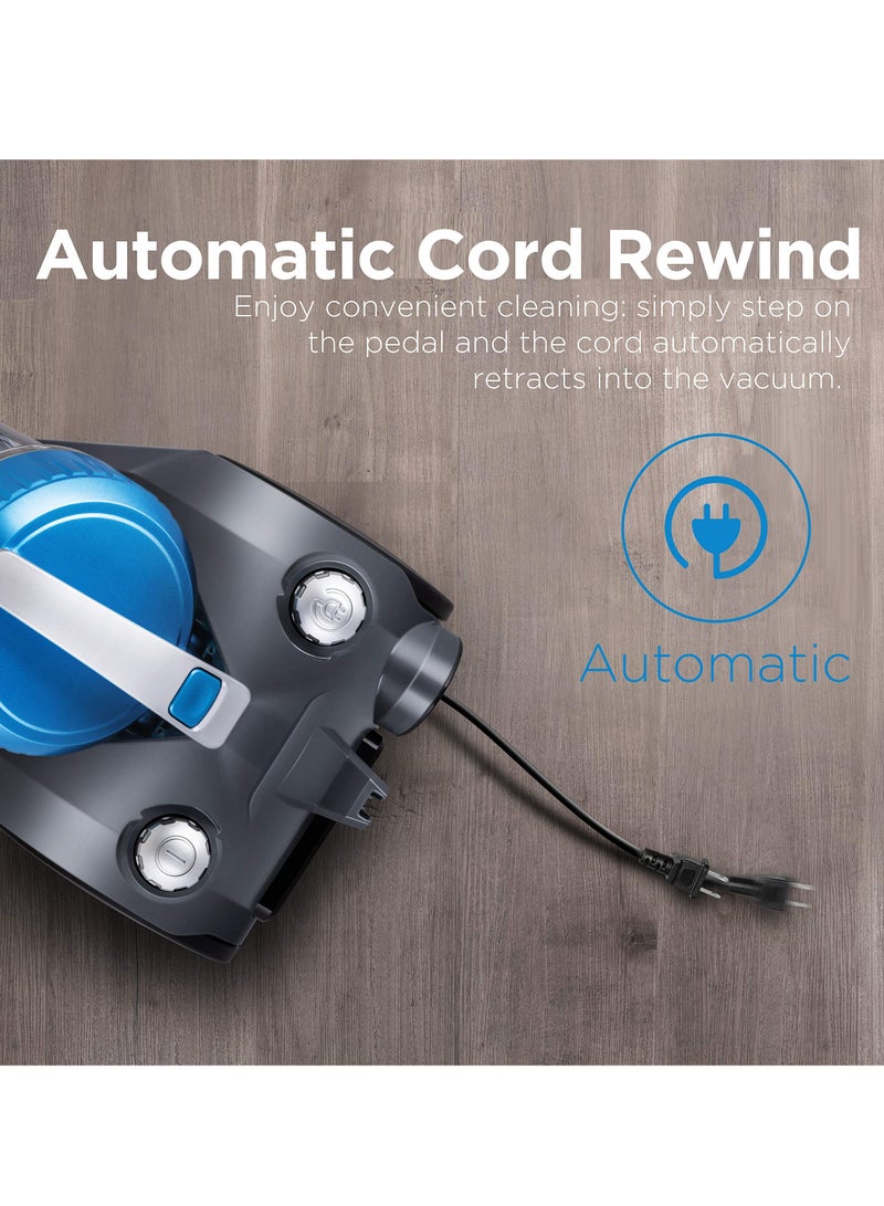 EUREKA 1800W Vacuum Cleaner 2.5L Dust Cup 16Kpa Cyclone Filtration Canister Bagless Vacuum Cleaner Washable Fliter for Pet Hair, Carpet, Tile, 220V, 15K0A - Image 4