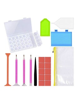 DIY Diamond Painting Tools Set Pen Glue Plastic Tray Set 20 Pieces   2 Special Shape Diamond Cute Animals