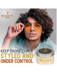 Woody's Styling Cream for Men, Controls Curly/Wavy Hair, Water-Soluble Mild Hold, Healthy Shine, 3.4 oz (2 Pack) - pzsku/ZA5F3D8D77EC76A17410DZ/45/_/1738414763/4ca91cd8-56fa-4c28-ac75-84f4a293e91c