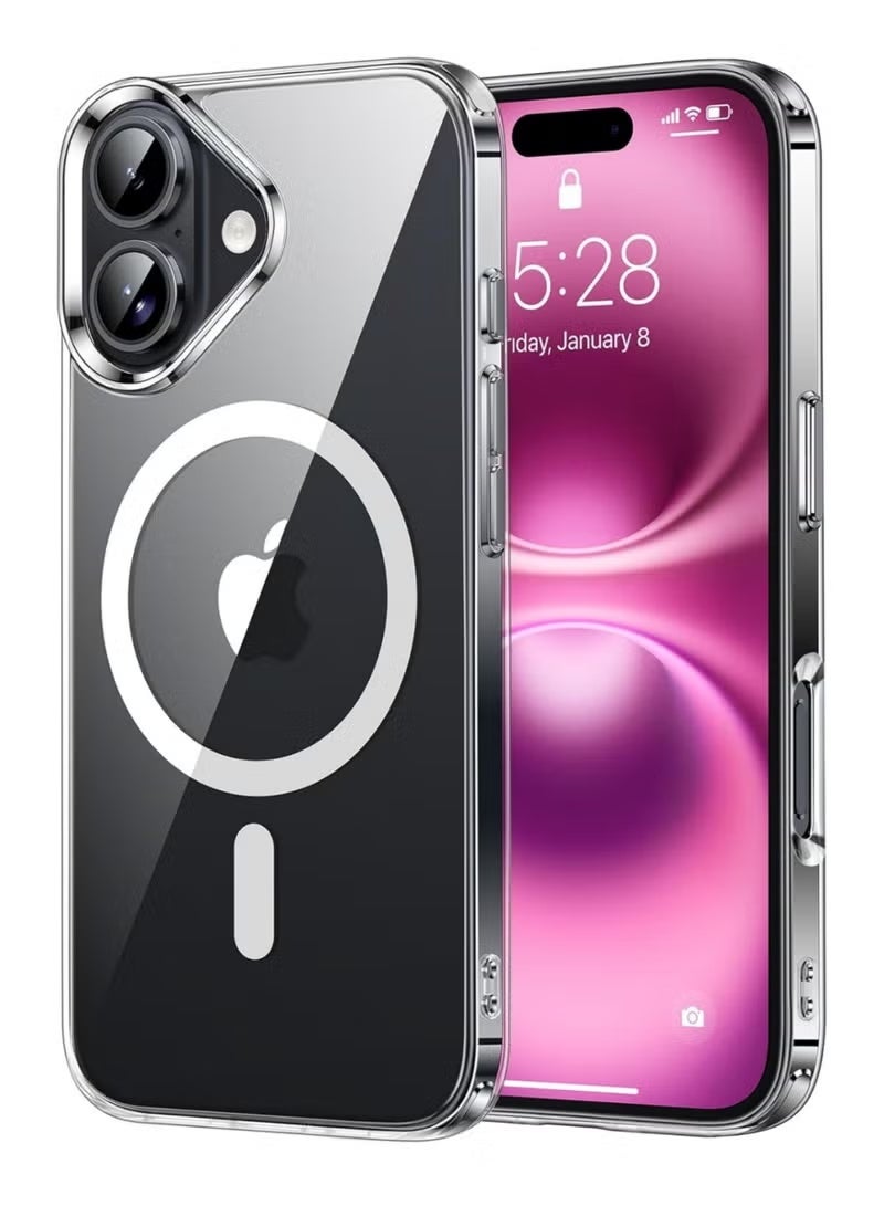 جاجيك iPhone 17 Clear Case | Compatible with MagSafe | Anti-Yellowing Transparent Shockproof Magnetic Cover | Mil-Grade Drop Protection | Slim Protective Case for iPhone 17 with Full Access to Ports, Buttons & Camera | Ultra-Clear Lightweight Design - Image 1