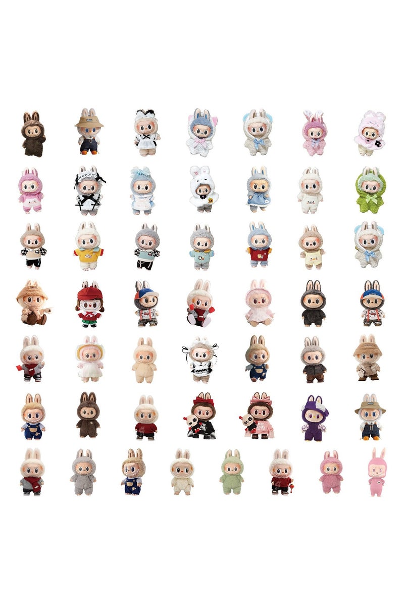 Family Ship 50pcs Cool Labubu Waterproof Vinyl Stickers – Laptop, Water Bottle, Luggage, Car Decals & Durable Skateboard for Teens & Adults (Removable) - Image 4