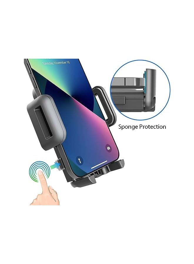 promass Car Phone Holder, Dashboard Windscreen Car Phone Mount, Universal Car Cradle 360° Rotatable Extendable Arm One Button Release stand for iPhone13 12 11 Pro Max XS Xr X 8 7 Plus, Samsung - Image 5