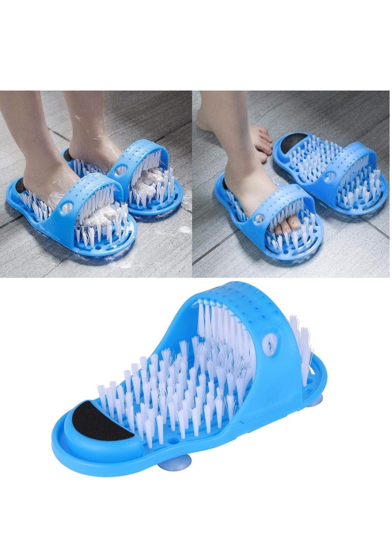 Generic Foot and Back Scrubber Brush in Slipper Design – Comfortable Massage & Exfoliation  - Image 1