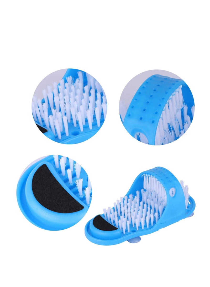 Generic Foot and Back Scrubber Brush in Slipper Design – Comfortable Massage & Exfoliation  - Image 2