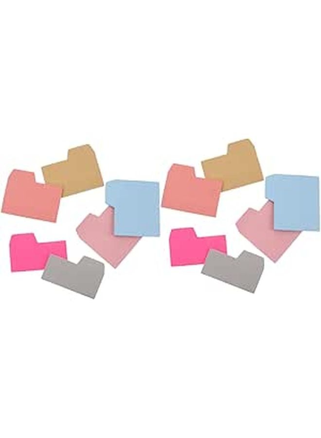 Writable Repositionable Index Tabs Multicolor Bookmarks for Books Planners Files - Image 1