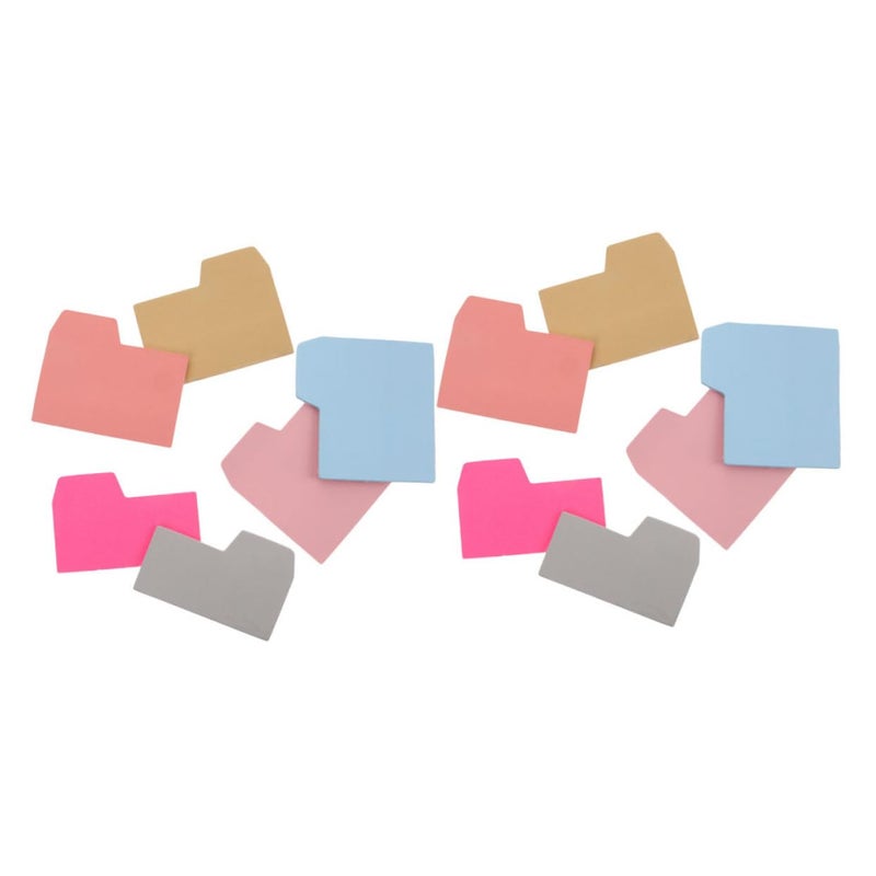 Writable Repositionable Index Tabs Multicolor Bookmarks for Books Planners Files - Image 2