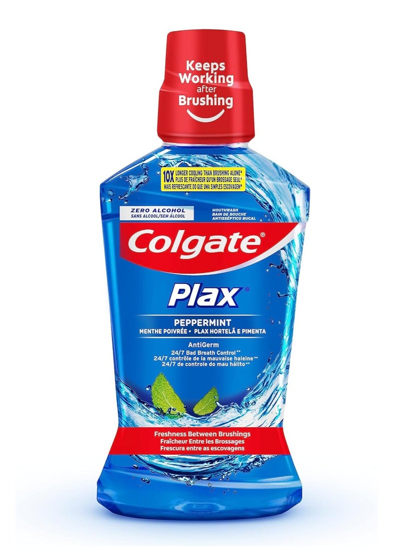 Plax Peppermint Mint Mouthwash Blue 250 ml - pzsku/ZA5F4424864CA9CF36754Z/45/_/1719477453/3d847fcb-e9c8-4082-91bb-7cf6ebd40431