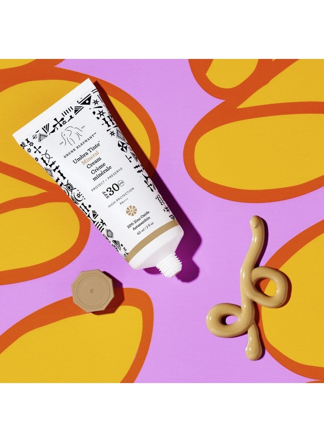 كريم درانك إليفانت أومبرا تينت المعدني بعامل حماية من الشمس 30/PA+++ - حماية من الشمس معدنية 100% - خفيف الوزن وقابل للمزج - خالٍ من الزيوت العطرية والسيليكون والعطور - خالٍ من القسوة على الحيوانات - 2 أونصة سائلة - Image 5