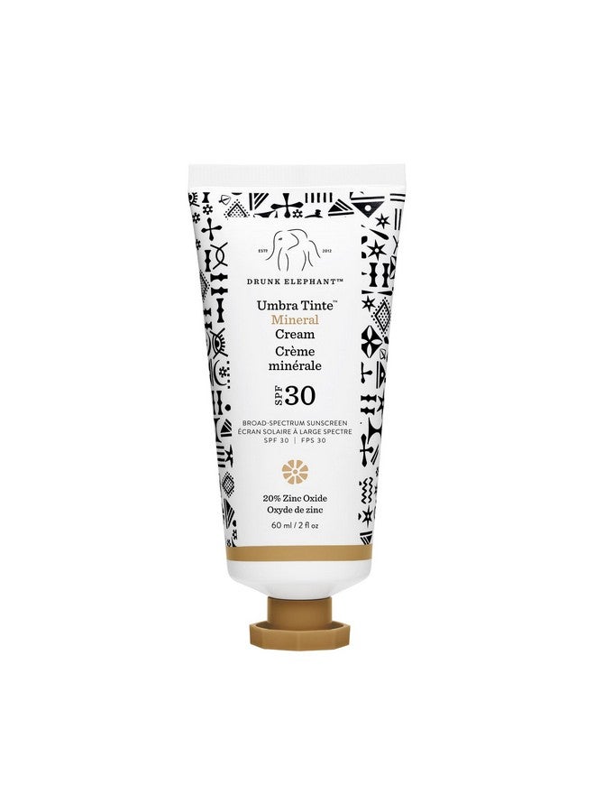 كريم درانك إليفانت أومبرا تينت المعدني بعامل حماية من الشمس 30/PA+++ - حماية من الشمس معدنية 100% - خفيف الوزن وقابل للمزج - خالٍ من الزيوت العطرية والسيليكون والعطور - خالٍ من القسوة على الحيوانات - 2 أونصة سائلة - Image 1