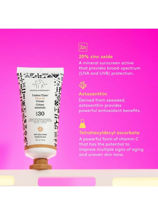 كريم درانك إليفانت أومبرا تينت المعدني بعامل حماية من الشمس 30/PA+++ - حماية من الشمس معدنية 100% - خفيف الوزن وقابل للمزج - خالٍ من الزيوت العطرية والسيليكون والعطور - خالٍ من القسوة على الحيوانات - 2 أونصة سائلة - Image 4