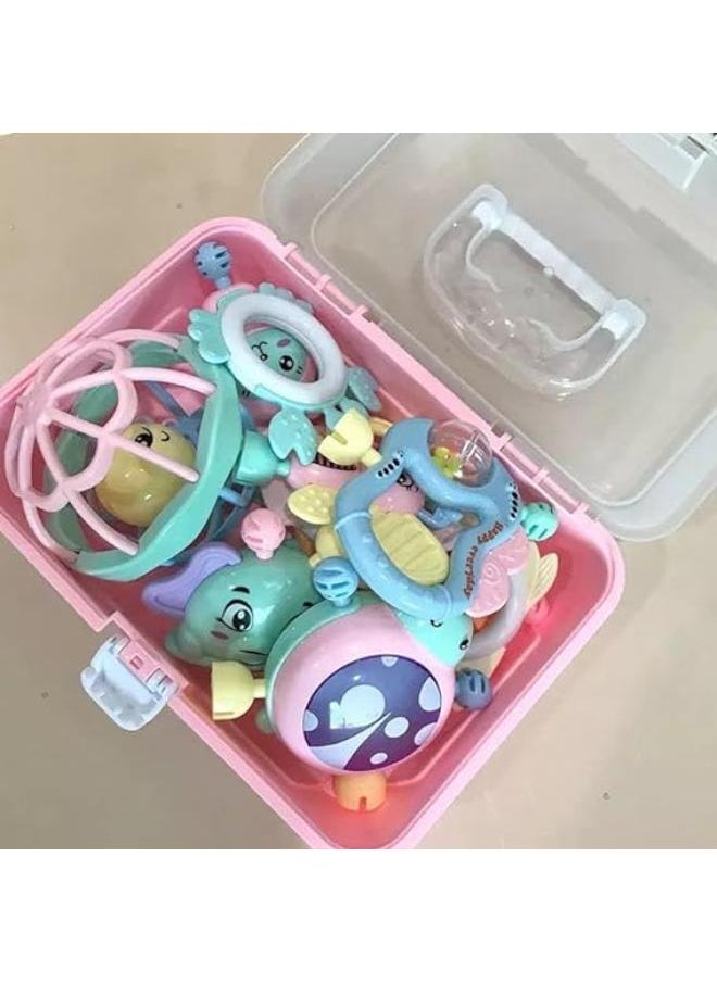 Generic Rattles Shape Baby Toy Box 11 - Multicolor  - Image 3