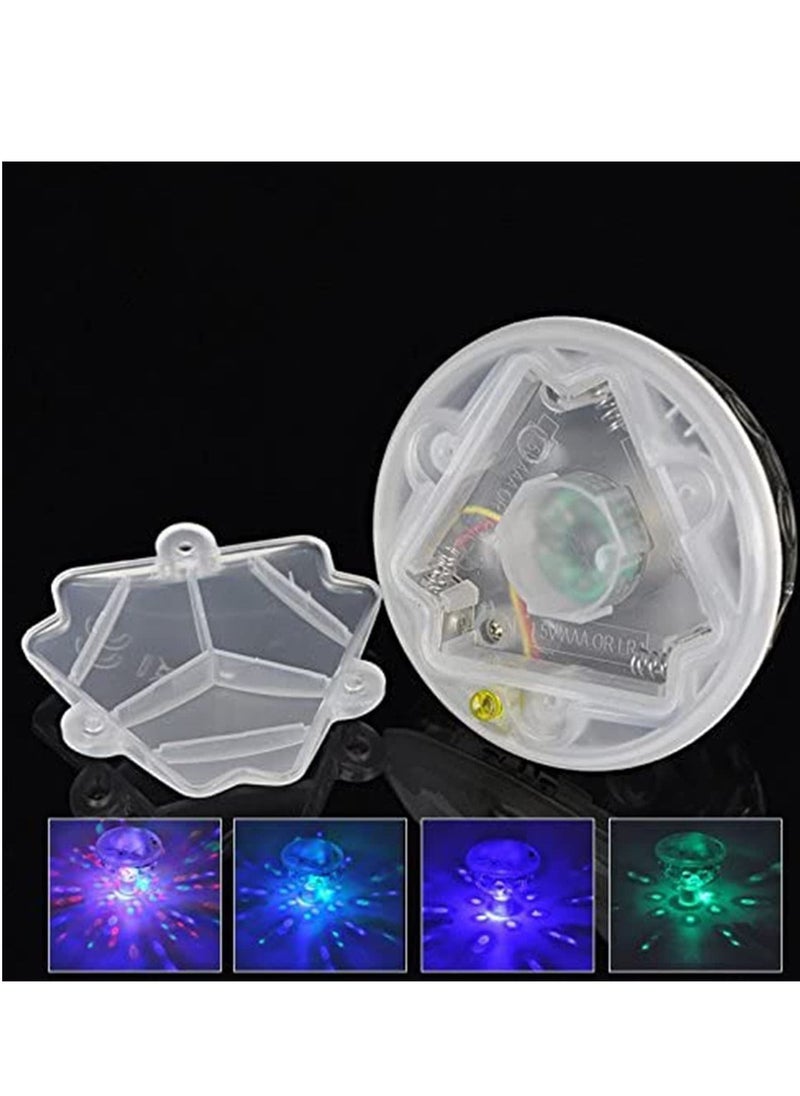 SYOSI - Floating Pool Led Tub Lights, Underwater Lamp for Bath Disco Pond Swimming Child Toys, 5 Modes Assorted Color Battery Operated for Bathing Time, Ponds, Pools Party - Image 1