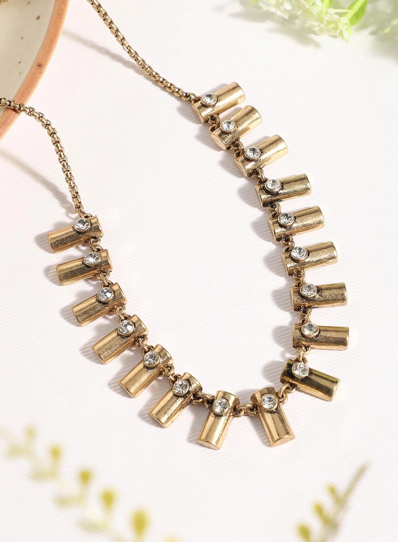 SOHI Designer Statement Stone Artificial Necklace Jewellery