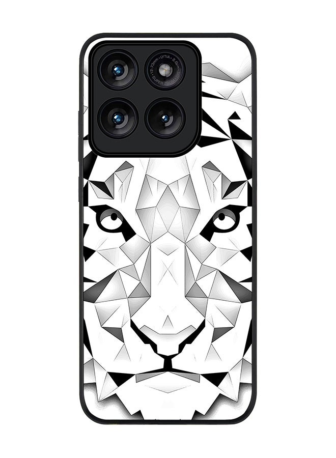 Stylizedd Rugged Case for Motorola Edge 70 Fusion / Edge 70 Fusion+- Slim Fit Hybrid Rubber Cover Poly Tiger - Image 1