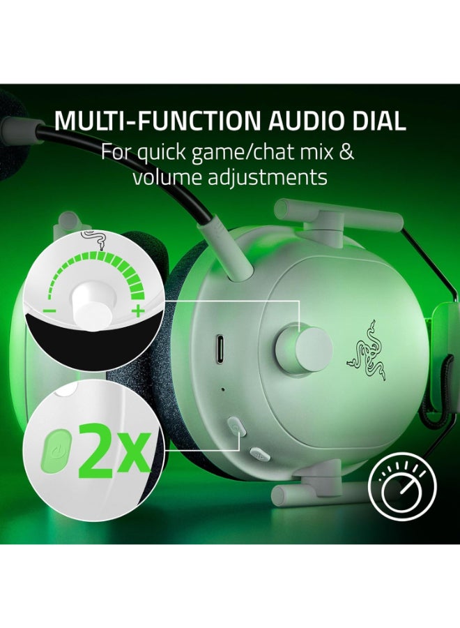 Razer BlackShark V2 Pro Wireless Xbox Gaming Headset, 50mm Drivers, Wideband Mic, Comfortable Noise Isolating Earcups, for Xbox, PS5, Console, PC, Mac, Bluetooth, USB-C, 70 Hr Battery - White I RZ04-04530400-R3M1 - Image 3