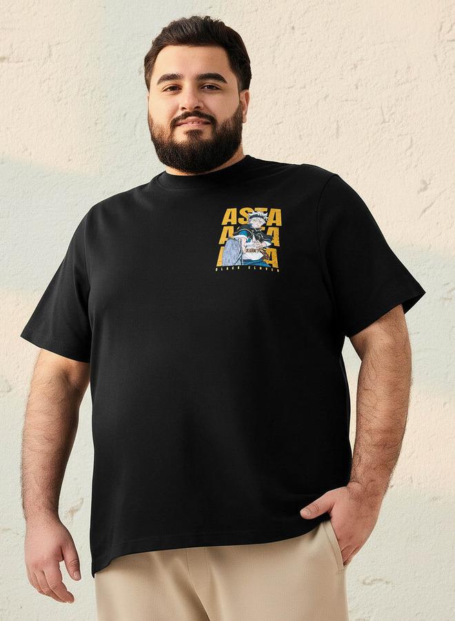 Maxim Men Regular Fit Crew Neck Short Sleeves Asta Print T shirt - Image 1