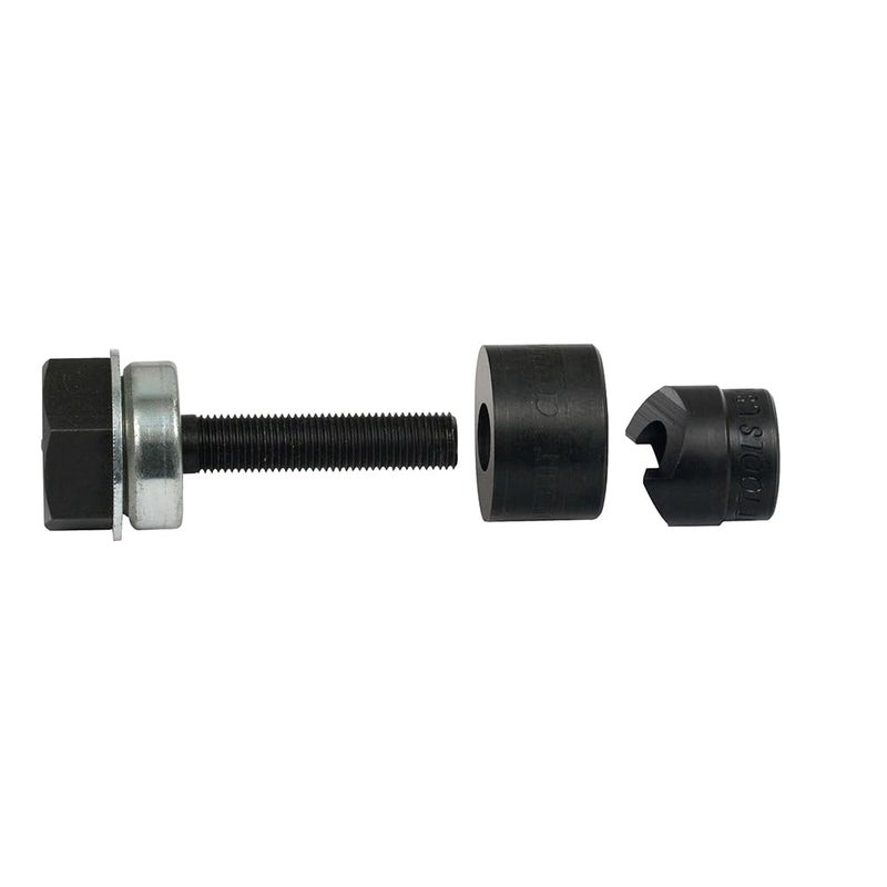 Klein Tools 53728SEN Punch Set Optimized Design 10Guage Mild Steel Knockout Punch Set with Black Finish 12Inch