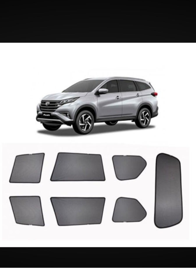 Toyota Rush 2020–2023 Car Window Sun Shade Roller Curtains Easy Install Strong Fixation UV Protection Heat Reduction - Image 1