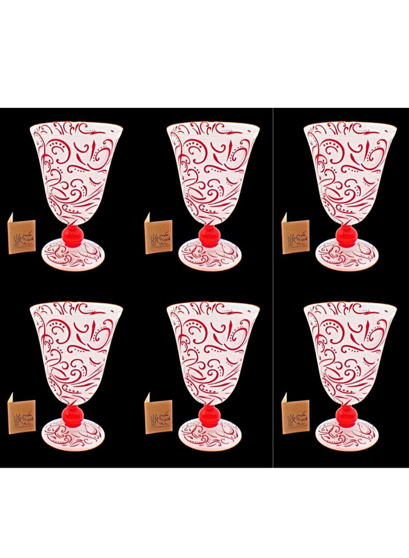 KuduArts Goblets juice cups 6 pieces - Image 1
