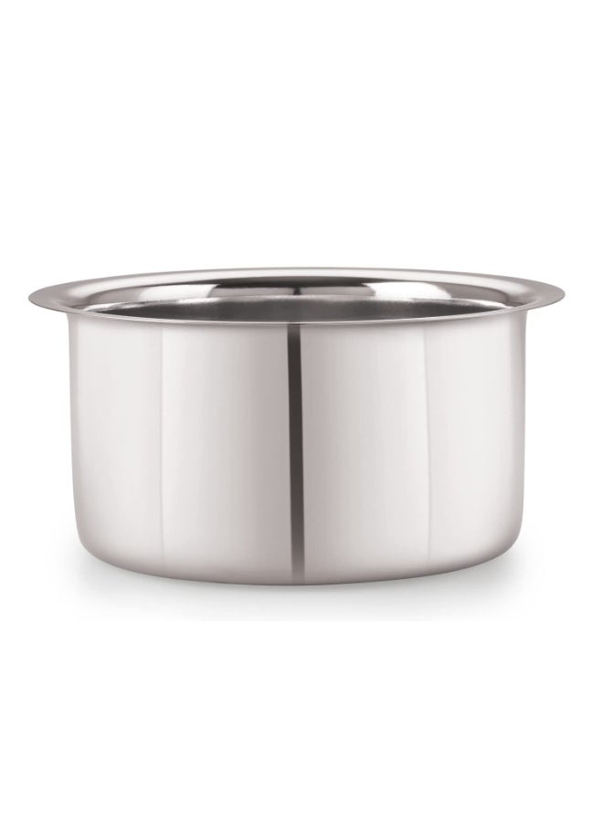 neelam Stainless Steel 14 22G Induction Bottom Tope, 3200 ml, Silver - Image 2