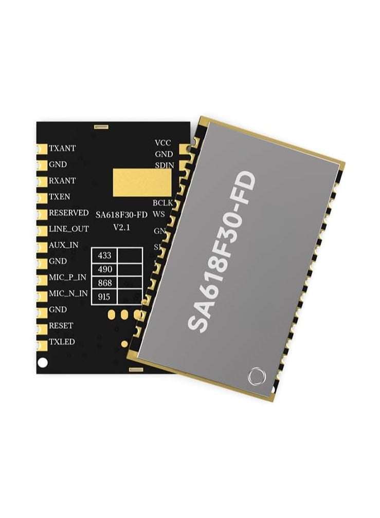 SA618F30-FD Full-Duplex Wireless Data Transmission Module Supports 8-Way Concurrent Transmission 433Mhz x 2 PCS  - Image 1